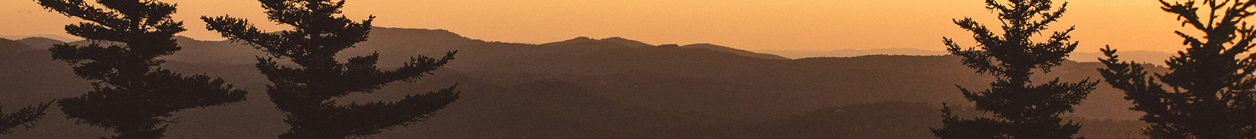 sunrise over Appalachian mountains