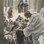 Jesus Heals the Lame in the Temple painting by James Jacques Tissot