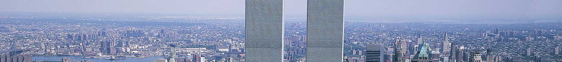 photo of the two World Trade Center towers before 2001