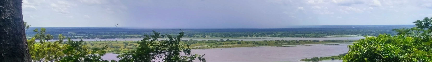 Paraguay River, view from Cerro Lambaré 