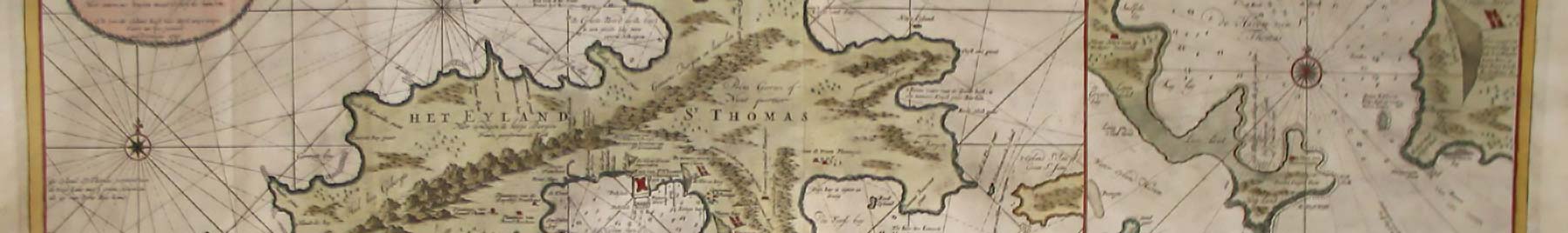 map of St. Thomas Island