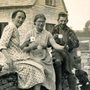 Tea break at the Cotswold Bruderhof, England, 1940. 