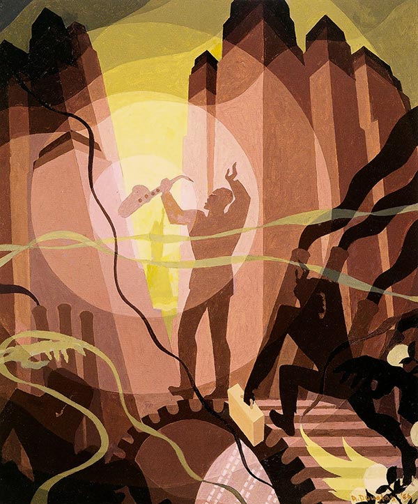 Aaron Douglas, Song of the Towers