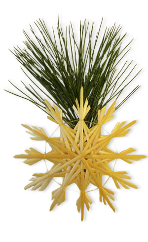 yellow straw star