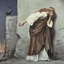 a painting of Peter denying Christ