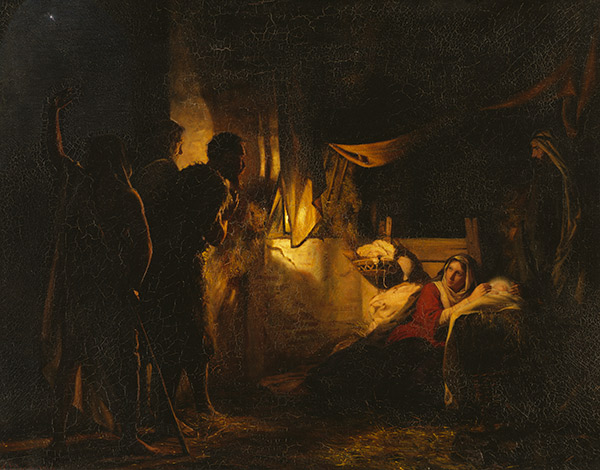painting of the adoration of the shepherds
