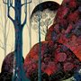 painting of a jewel forest