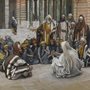 painting of Jesus speaking to religious leaders
