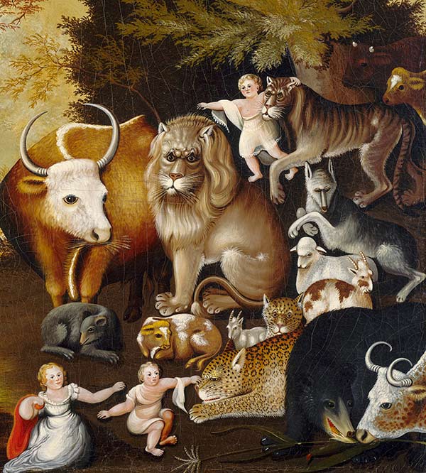 painting of the peaceable kingdom