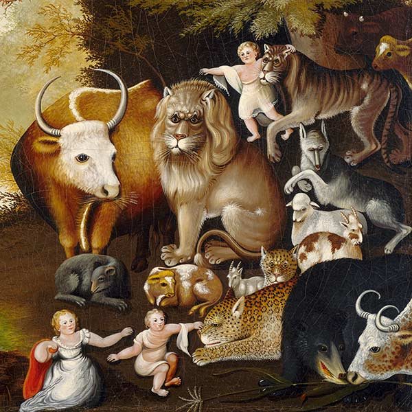 painting of the peaceable kingdom