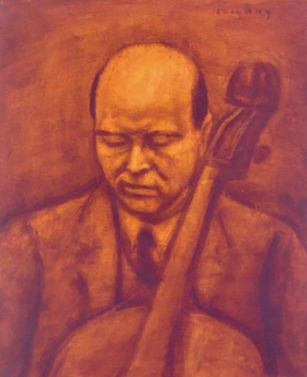 Pablo Casals playing cello