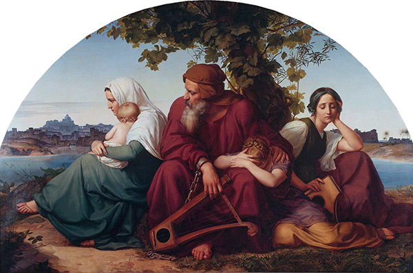 painting of Jews Mourning in Exile