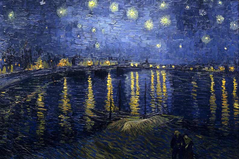 Vincent van Gogh, The Starry Night (1888) (detail)