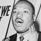 Martin Luther King Jr. making a speech