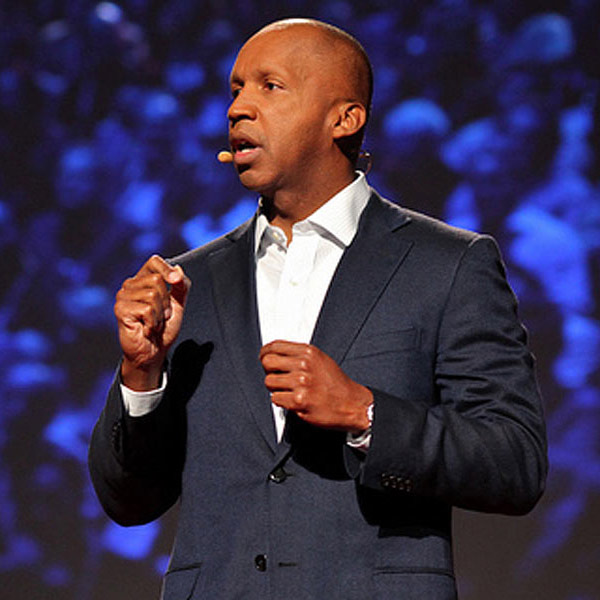 Brian Stevenson giving a speech