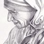 a drawing of Mother Teresa