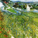 yards with a View of Auvers (1890) by Vincent van Gogh