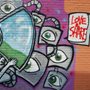 graffiti art reading Love and Share