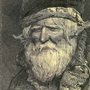 illustration of an old man with a white beard