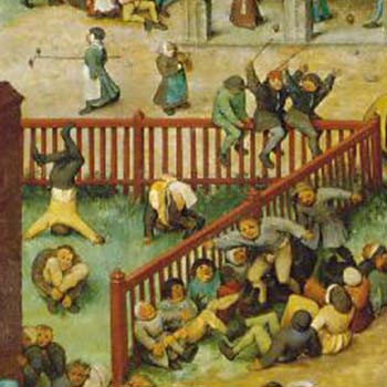 Pieter Bruegel the Elder, Children’s Games, detail