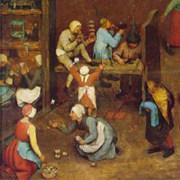 Pieter Bruegel the Elder, Children’s Games, detail