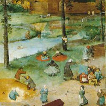 Pieter Bruegel the Elder, Children’s Games, detail