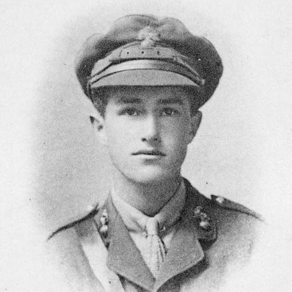 a photograph of a young soldier of World War One