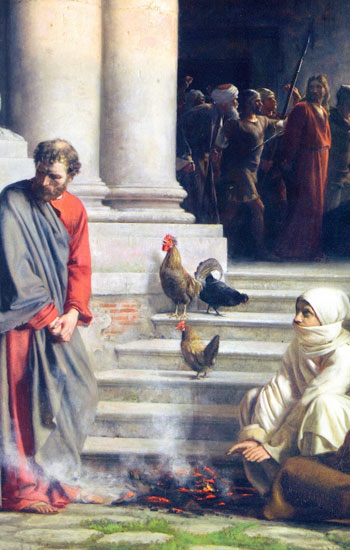 Carl Heinrich Bloch, Verleugnung Jesu durch Petrus (Peter's Denial)