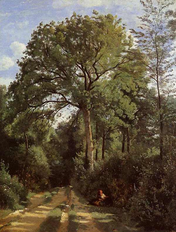 Camille Corot, Forest Entrance At Ville D'Avray