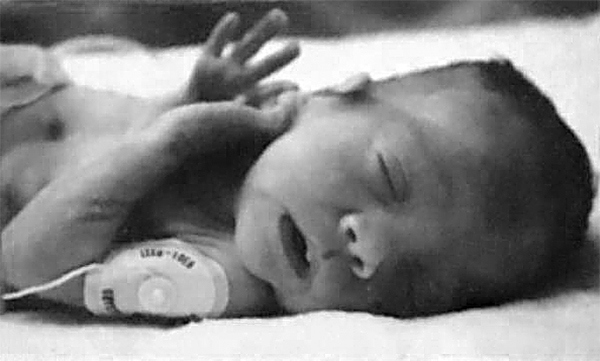 a newborn baby