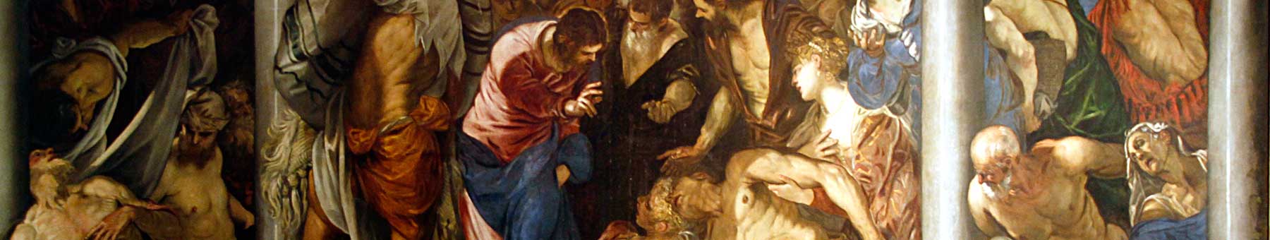 Detail from Jacopo Tintoretto, The Healing of the Paralytic
