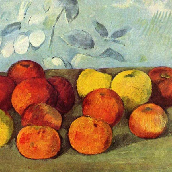 Apples and Biscuits by Paul Cezanne