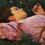 Girl with Flowers by Federico Zandomeneghi