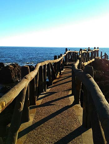 Fishing pier at Piriápolis