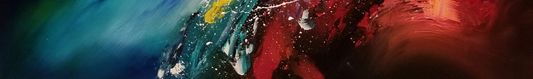 detail from All Along the Watchtower, a painting by Cassandra Miller