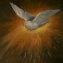 painting of the dove at Pentecost