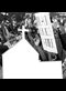 A photo of a Black Lives Matter rally with a church cut out