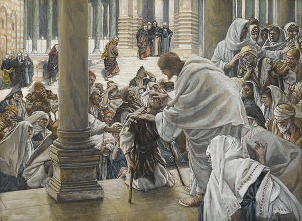 James Jacques Tissot, Jesus Heals the Lame in the Temple