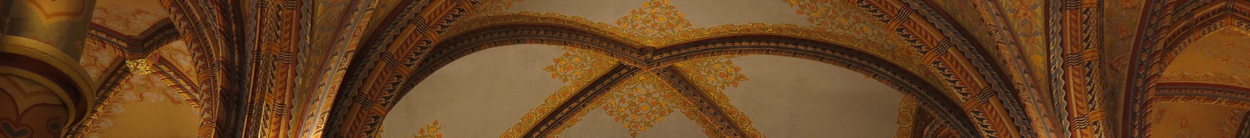 ceiling of Matthias Church, Budapest