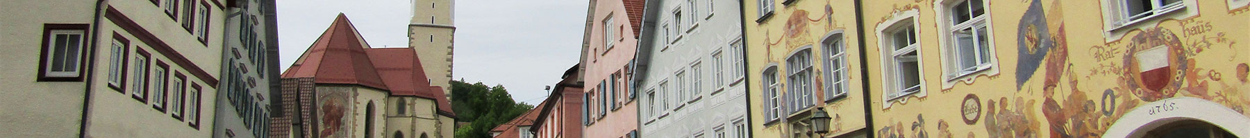 colorful houses in Horb, Germany