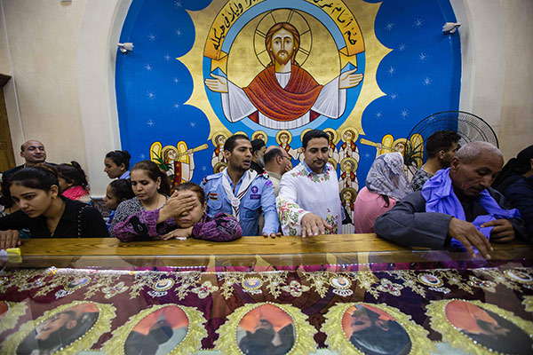 relatives of the Coptic martyrs