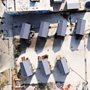 aerial view of tiny houses in colorado