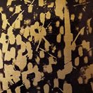 abstract gold and black artwork