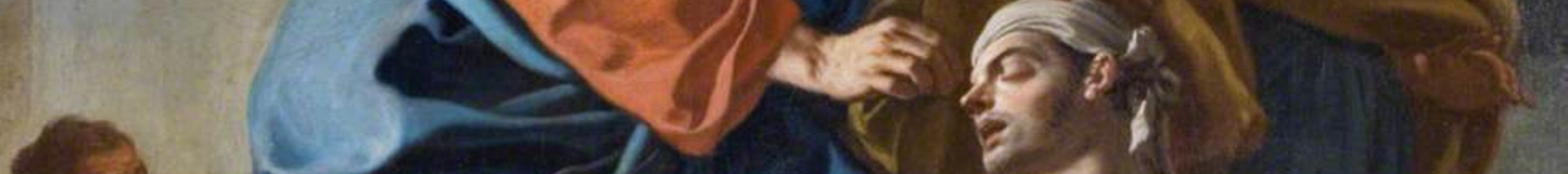 Pintura de Jesús sanando a un ciego