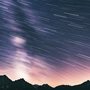 long exposure photo of stars
