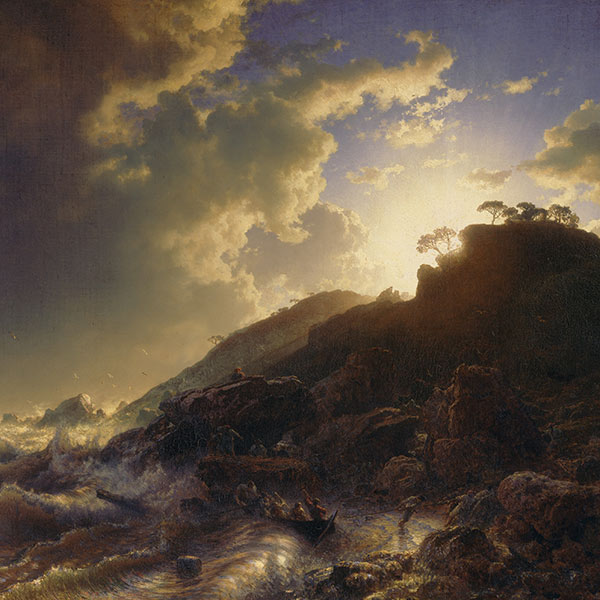 Pintura del atardecer, Aschhenbach
