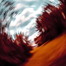 abstract orange and red photo