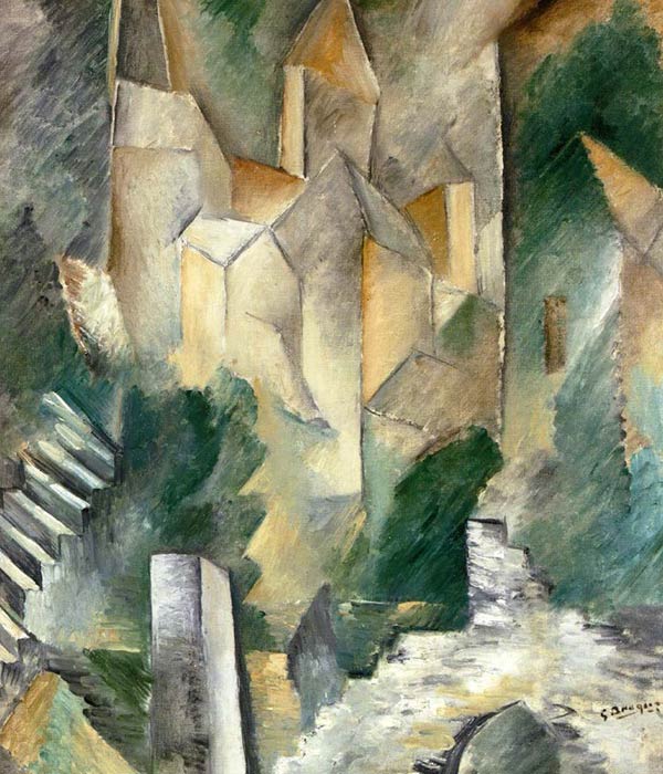 The Church of Carrières-Saint-Denis by Georges Braque