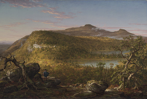 Thomas Cole, A View of Two Lakes and the Mountain House, 1844