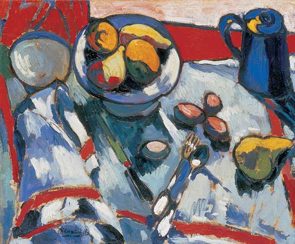 The Table (Still Life with Almonds) by Maurice de Vlaminck